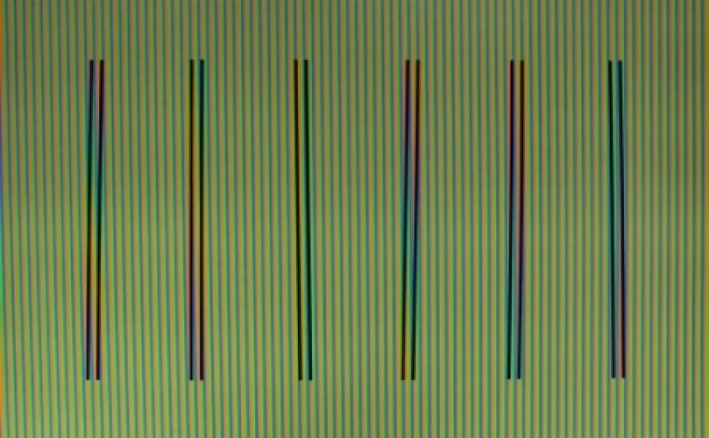 Litografia Cruz-Diez - Couleur à l'Espace Olot	