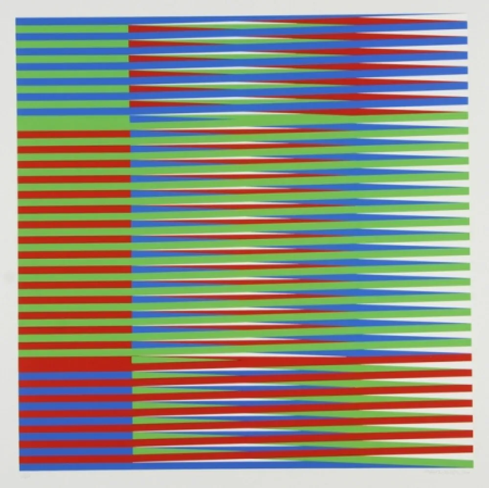 Serigrafia Cruz-Diez - Couleur additive