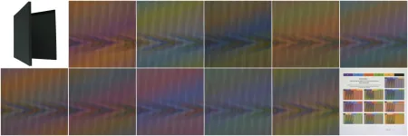 Litografia Cruz-Diez - Inducción cromática a doble frecuencia, Kamarata