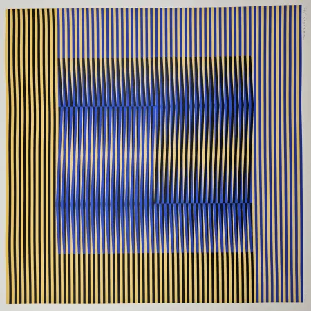 Serigrafia Cruz-Diez - Induction Chromatique