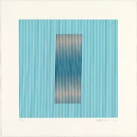 Acquaforte E Acquatinta Cruz-Diez - Induction del Amarillo Barcelona 