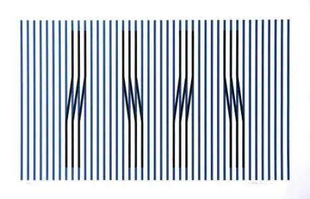 Acquaforte Cruz-Diez - Induction du Jaune Masnou	