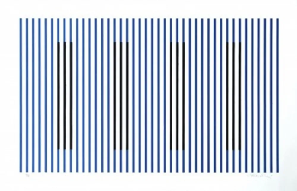 Acquaforte Cruz-Diez - Induction du Jaune Rioja