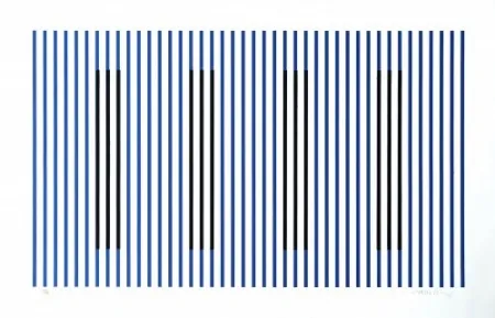 Acquaforte Cruz-Diez - Induction du Jaune Rioja