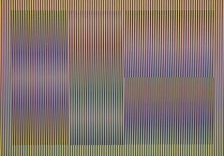 Litografia Cruz-Diez - Mod. 2 Color Aditivo Cantarrana 3