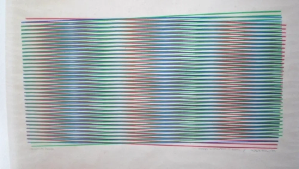 Serigrafia Cruz-Diez - Project for an edition