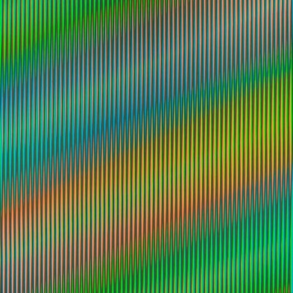 Litografia Cruz-Diez - Serie Semana - Martes