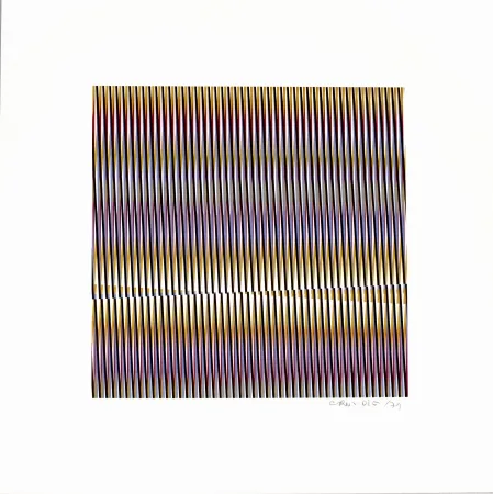 Serigrafia Cruz-Diez - Sin Titulo 