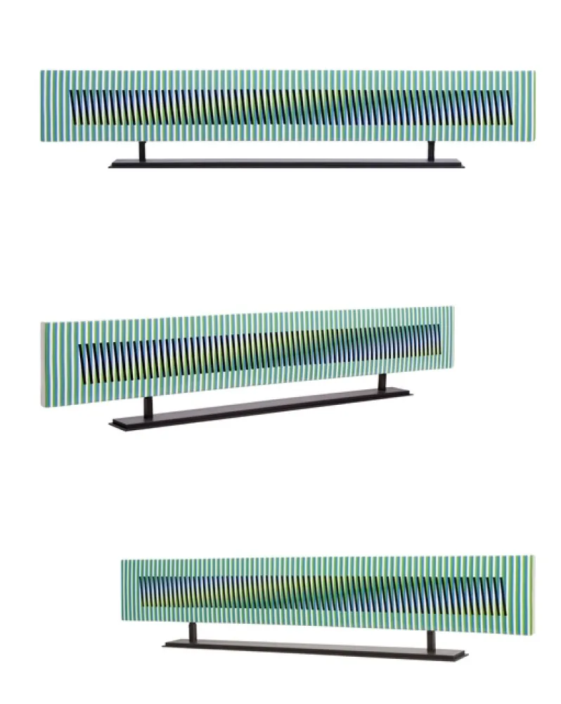 Ceramica Cruz-Diez - Stèle Horizontal 10