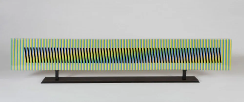 Ceramica Cruz-Diez - Stèle horizontale 9