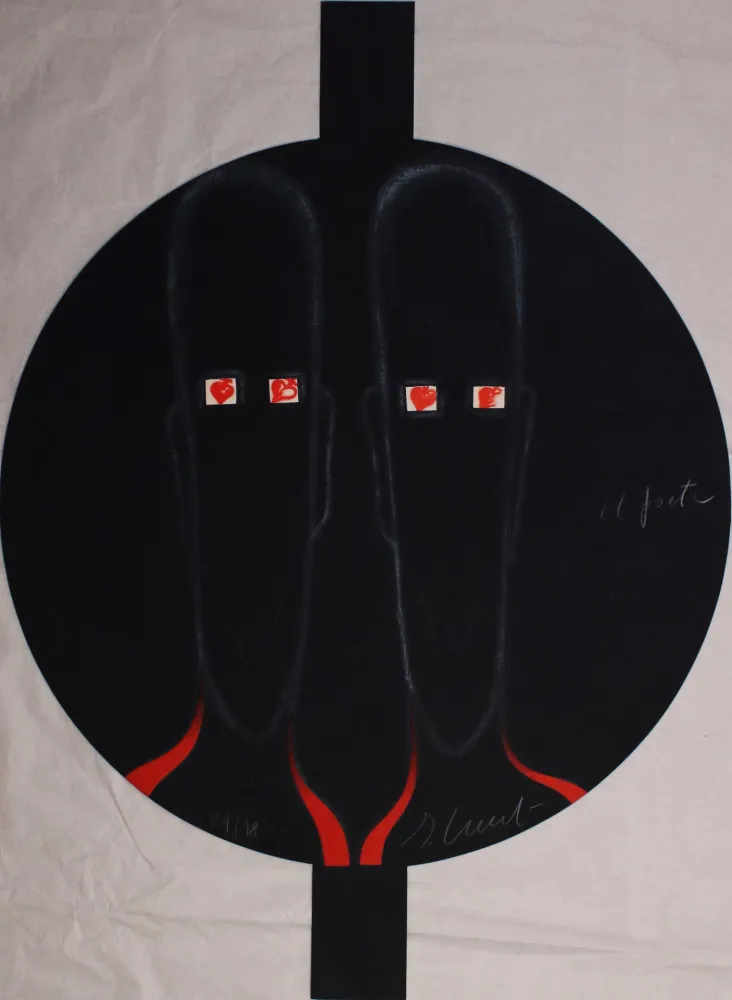 Acquatinta Cucchi - Il poeta