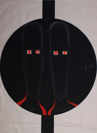 Acquatinta Cucchi - Il poeta