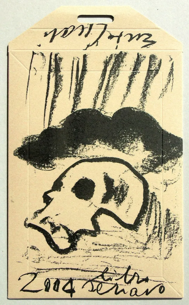 Serigrafia Cucchi - Libro schiavo