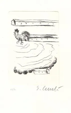 Acquaforte Cucchi - Senza titolo