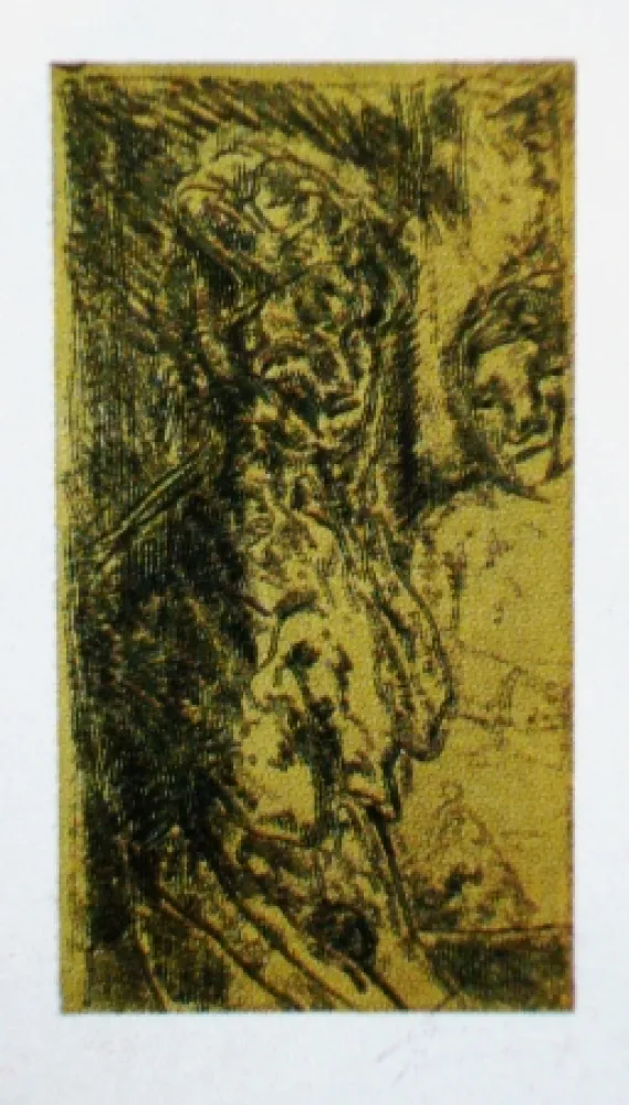 Acquaforte E Acquatinta Cuevas - Autorretrato