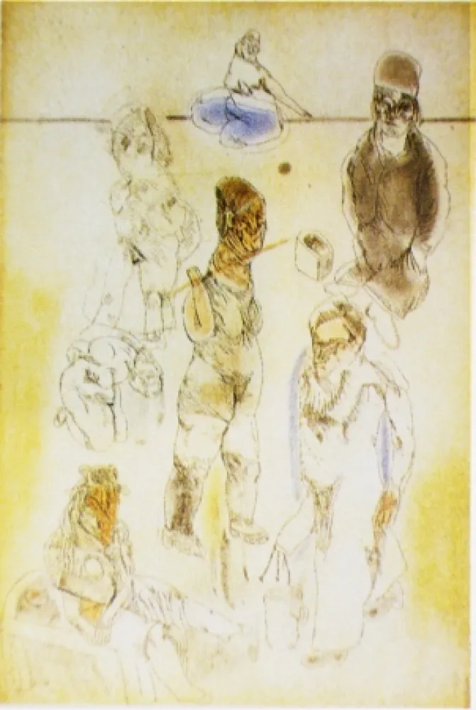 Acquaforte E Acquatinta Cuevas - Barrio chino II