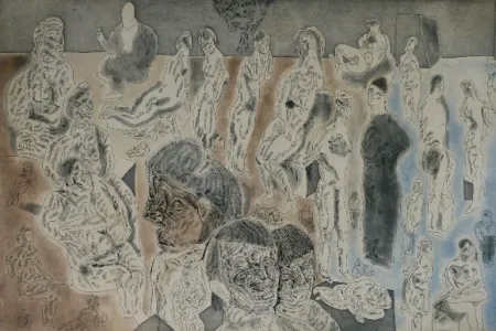 Acquaforte E Acquatinta Cuevas - Barrion chino I