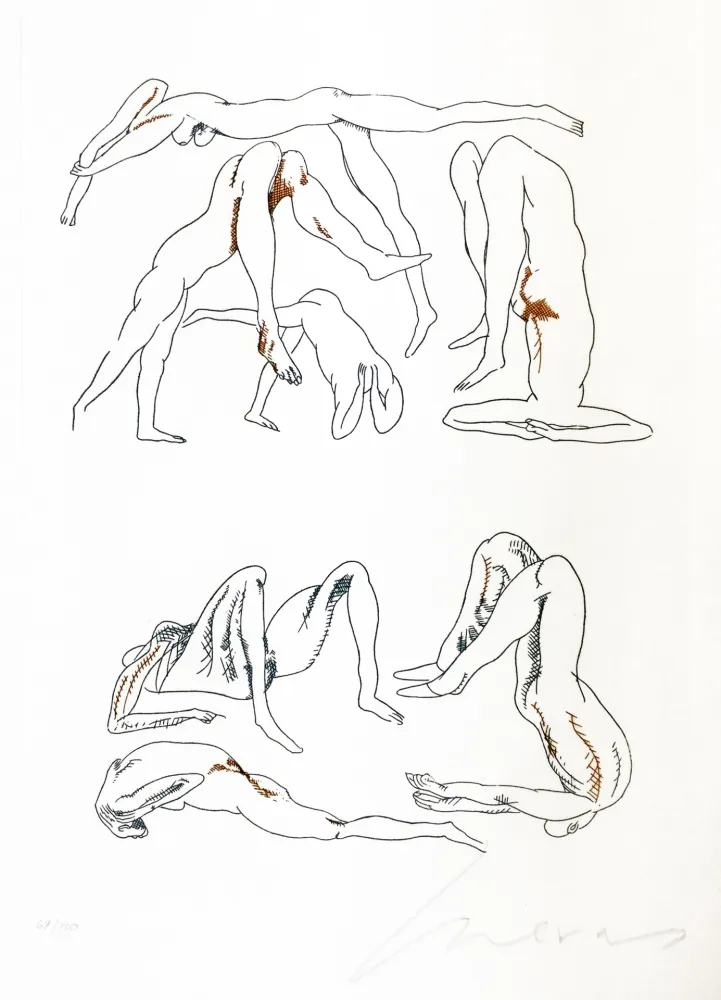 Incisione Cuevas - CONTORSIONISTA