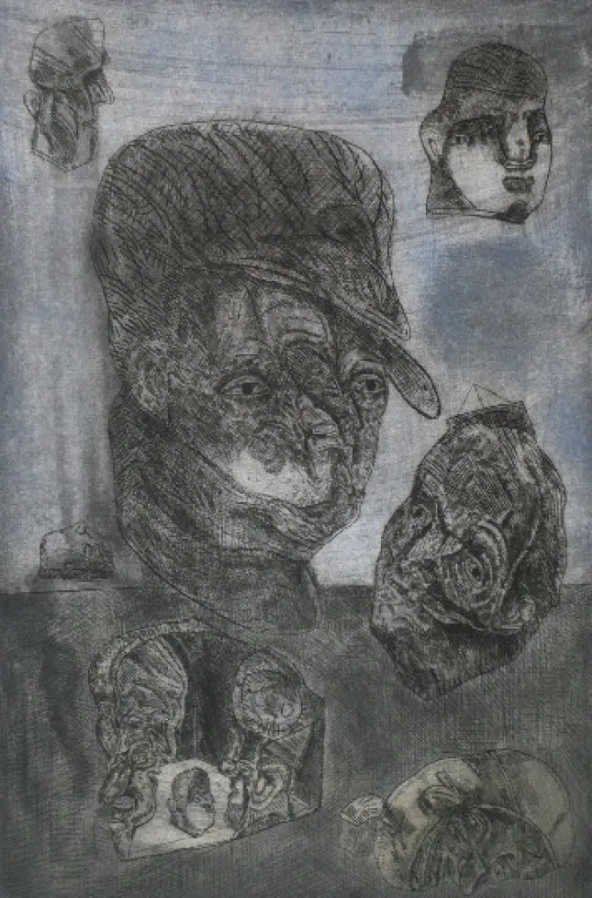 Acquaforte E Acquatinta Cuevas - Desperdicios de guerra