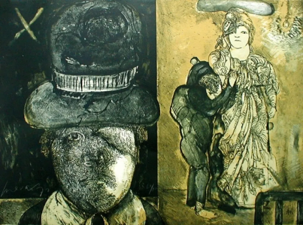 Litografia Cuevas - La Maga (from 