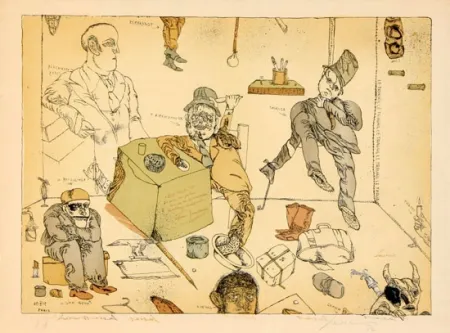 Litografia Cuevas - La Rue des Mauvais Garcons