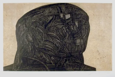 Acquaforte E Acquatinta Cuevas - Marquez de Sade from the Intolerance Portfolio