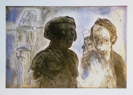 Acquaforte E Acquatinta Cuevas - Pescadores de Blanes