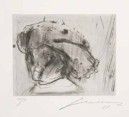 Acquaforte E Acquatinta Cuevas - Portrait of Rembrandt as a Child