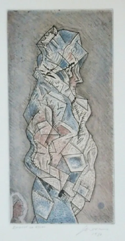 Acquaforte E Acquatinta Cuevas - Sans titre