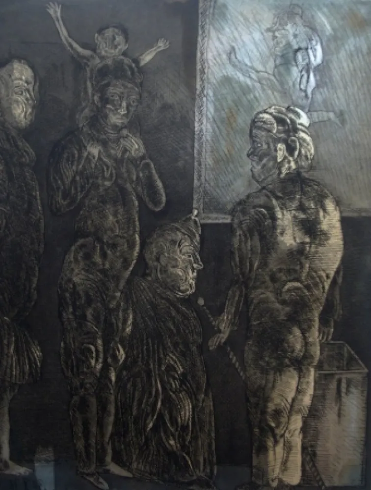 Acquaforte E Acquatinta Cuevas - Titre non identifié