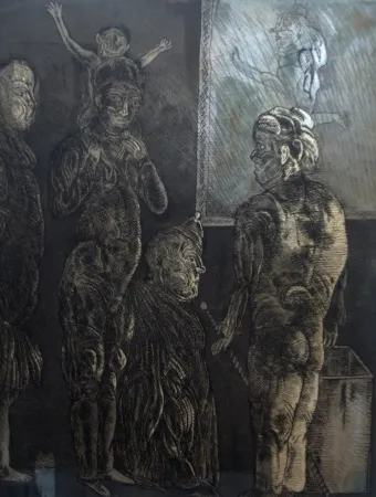 Acquaforte E Acquatinta Cuevas - Titre non identifié