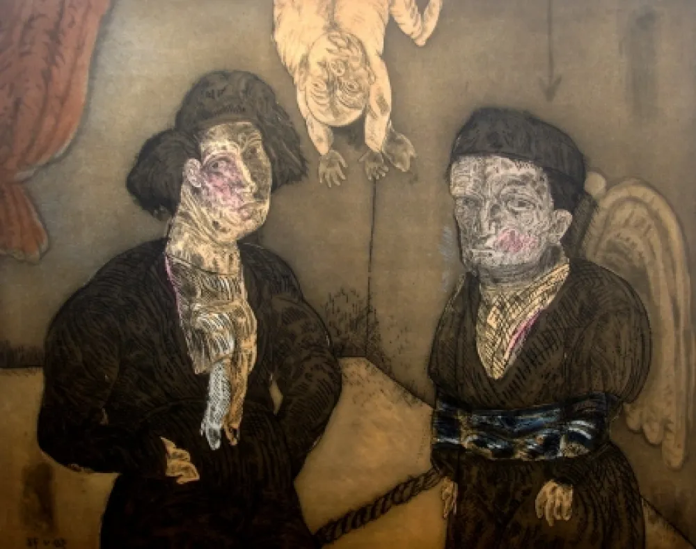 Acquaforte E Acquatinta Cuevas - Titre non identifié