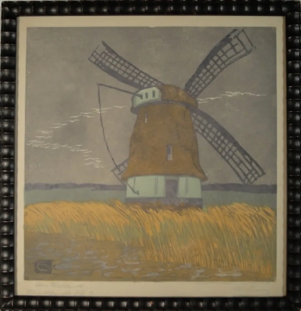 Incisione Su Legno Cunz - Aus Holland