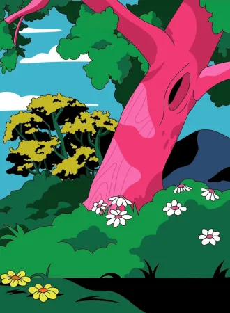 Litografia Dabs - Scenes from The Golden Party