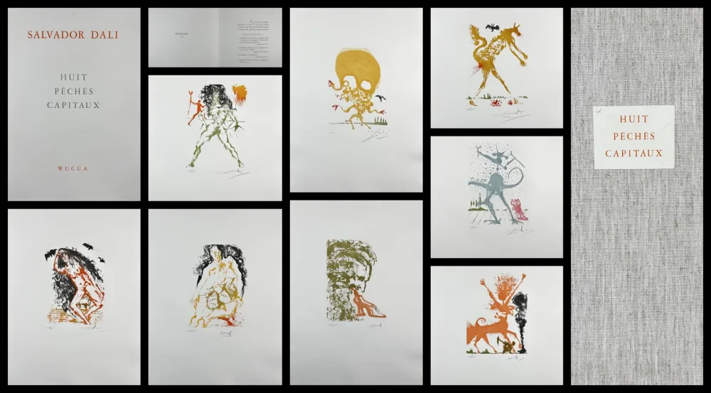 Incisione Dali - 8 Mortal Sins Suite