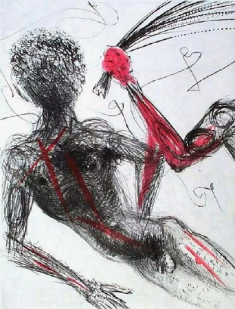 Incisione Dali - Allee des verges