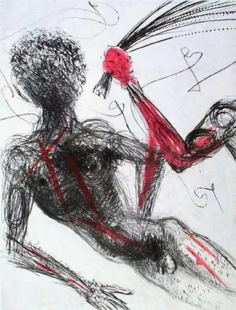 Incisione Dali - Allee des verges