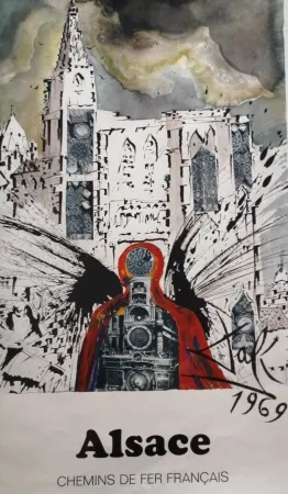 Manifesti Dali - Alsace - Chemins de Fer français