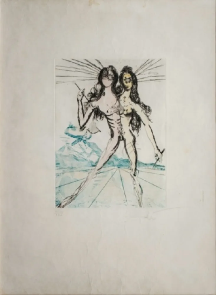 Incisione Dali - Bicefalo, da 