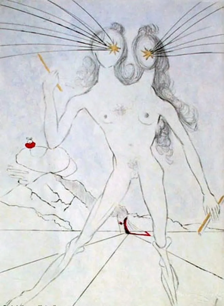 Incisione Dali - Bicephale