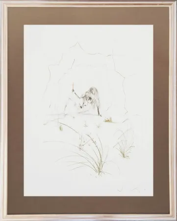 Acquaforte Dali - Brother Ogrin, the Hermit