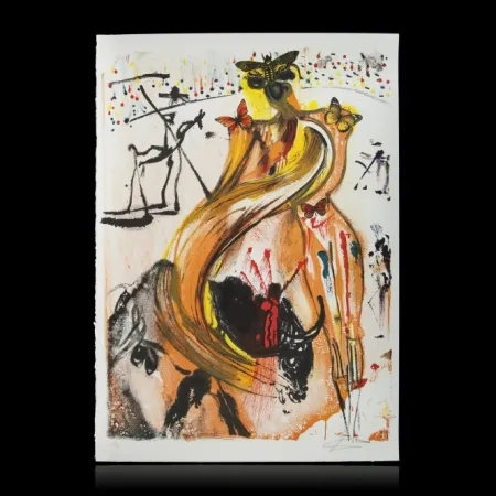 Litografia Dali - BULLFIGHTER 