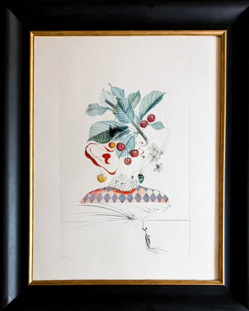 Litografia Dali - Cérises Pierrot