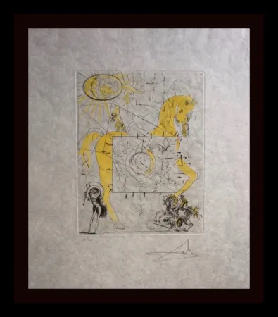 Incisione Dali - Chevalier Royal de L'Apocalypse