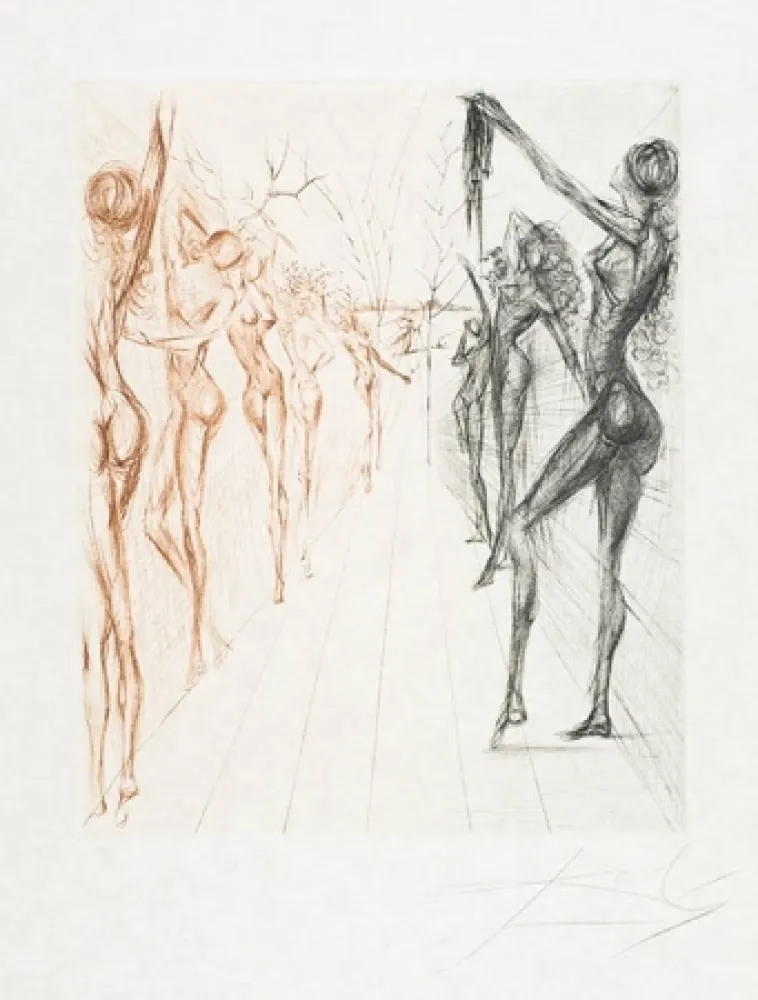 Incisione Dali - Couloir de Kathmandu (Corridor of Katmandu)