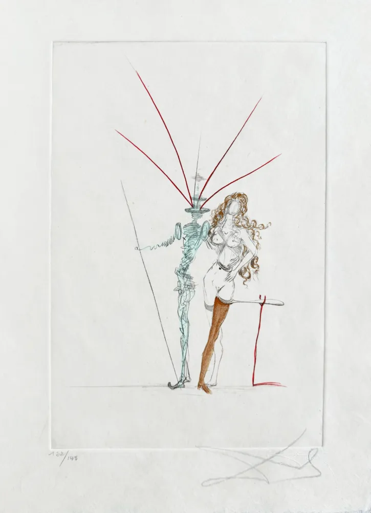 Incisione Dali - Couple Frontispiece