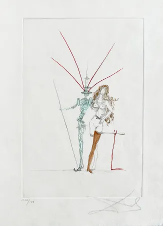 Incisione Dali - Couple Frontispiece