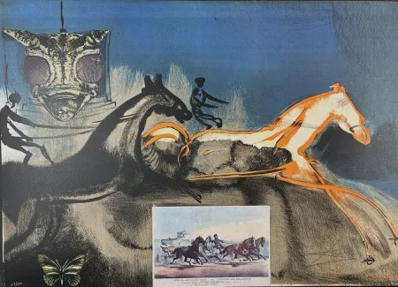 Litografia Dali - Currier & Ives American Trotting Horses No 2