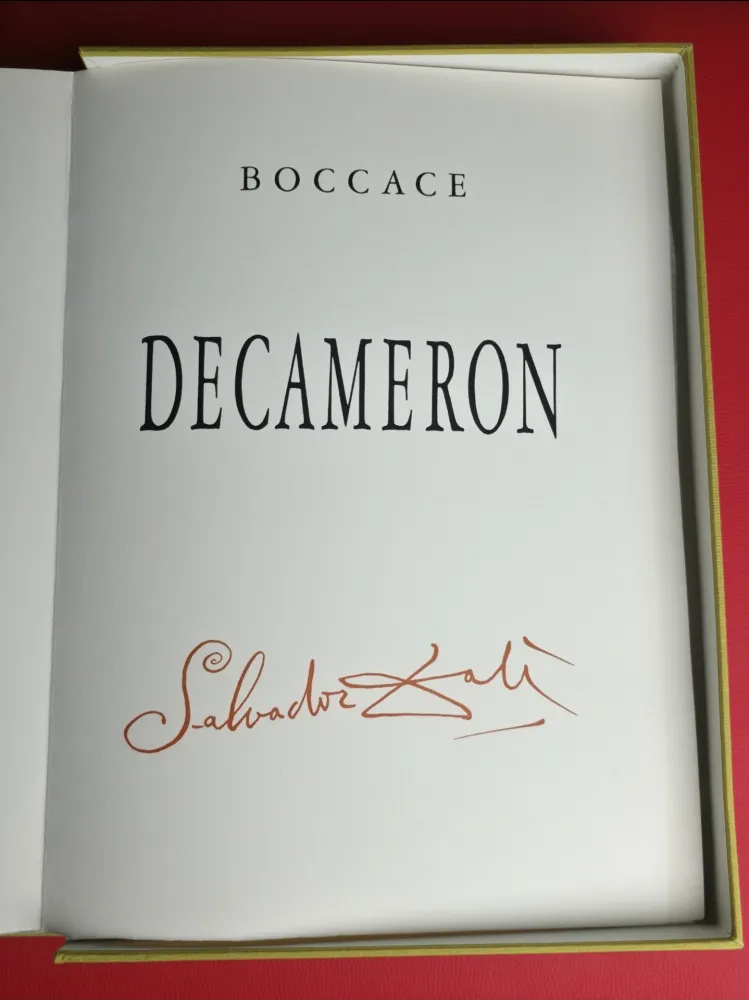 Libro Illustrato Dali - Decameron 1972 - E.A copy from Rigal archive