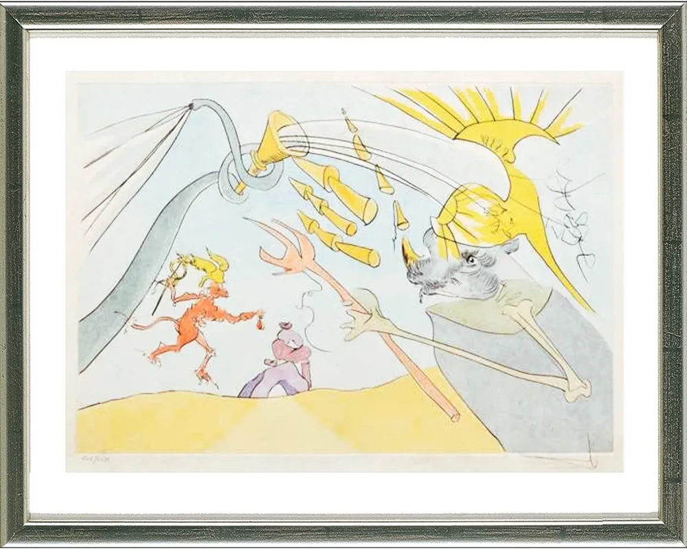 Punta Secca Dali - Der Elefant und der Affe Jupiters /  The elephant and Jupiter's monkey